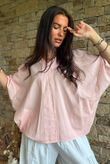 Rustic Nature Linen Blend Pocket Tee Washed Sugar